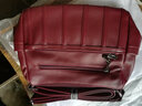 洛仕黛琪母親節禮物送中老年媽媽女包2026新款通勤百搭單肩斜挎包軟皮包包 酒紅 曬單實(shí)拍圖