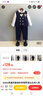 GOKU男童西套裝秋季鋼琴演出主持人西服兒童合唱服高端周歲男寶寶禮服 藍色馬甲+褲子+襯衫+領(lǐng)結胸花 110 （建議體重30-37斤） 曬單實(shí)拍圖