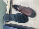 老人頭男士皮鞋軟皮軟底豆豆鞋商務(wù)休閑透氣男鞋手工縫制一腳蹬樂(lè )福鞋子 黑色【純手工縫線(xiàn)】 39 (245mm) 曬單實(shí)拍圖