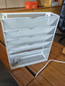 A4金屬文件架多層置物架雜志書(shū)報架落地斜放式學(xué)生學(xué)習桌邊書(shū)本架 A4白色5層（無(wú)滑輪） 曬單實(shí)拍圖