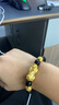 中國黃金（CHINA GOLD）黃金貔貅手鏈男女款足金轉運珠手串七夕情人節禮物送男友老公爸爸 12mm黑曜石【榮華富貴】約7.3g 曬單實(shí)拍圖