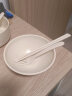 巧居巧具（qiao ju qiao ju）泡面碗小麦秸秆餐具碗筷套装学生宿舍带盖饭碗方便面单个大号碗 【卡其米】5件套 实拍图