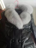 恒源祥海寧真皮皮草大衣外套2023冬綿羊皮皮衣羽絨棉女修身加厚狐貍毛領(lǐng) 曬單實(shí)拍圖