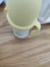 UBMOM韓國嬰兒保溫杯小月齡6月以上寶寶兒童沖奶不銹鋼學(xué)飲杯吸管杯 黃色 220ml 曬單實(shí)拍圖