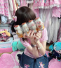 鉑吶苓呆毛發(fā)夾女可愛(ài)呆萌假發(fā)包動(dòng)漫畫(huà)cos假發(fā)小辮子側邊劉海鴨嘴夾 呆毛發(fā)夾-棕黑色 曬單實(shí)拍圖