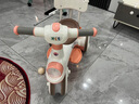 艾貝熊 AIBEI BEAR兒童玩具車(chē)1-3歲男女孩一2歲三3歲5寶寶4周歲生日禮物2-6男童三輪 清新綠： 安全護欄+靠背+手推桿 兩三歲小孩多功能三輪滑滑推車(chē) 曬單實(shí)拍圖