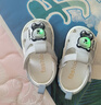 婧麒（JOYNCLEON）寶寶涼鞋夏季學(xué)步1-3歲嬰兒鞋防滑軟底包頭叫叫鞋男女寶寶鞋子 灰色熊【亮燈款】 18 碼【內長(cháng)12.5cm腳長(cháng)12cm】 曬單實(shí)拍圖