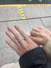 中國黃金  925銀樛木情侶戒指男女一對戒首飾品生日七夕節禮物送女友 【浪漫玫瑰禮盒】 *八倉發(fā)貨*當/次日達 曬單實(shí)拍圖