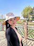 啄木鳥(niǎo)防曬帽子女夏季遮陽(yáng)漁夫帽大沿防紫外太陽(yáng)帽子韓版潮顯臉小遮陽(yáng)帽 【UPF50+】米黃色 均碼 55-60cm 曬單實(shí)拍圖