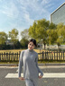 妃奧絨【斷碼精品】高領毛衣女2024新款內(nèi)搭加厚打底衫女士冬季針織衫 灰色 M 曬單實拍圖
