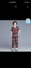 珂源羊中老年女裝夏裝短袖老太太兩件套 藍色 2XL(建議120-130斤左右)  曬單實拍圖