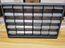 EZIRCON抽屜式零件盒螺絲收納盒零件箱積木電子元件分格箱收納柜可組合式 黑白9抽 曬單實(shí)拍圖