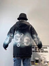 安初夏秋冬季青少年夾克外套男士套裝百搭帥氣連帽沖鋒衣男潮流三件套 【黑灰色620+長(cháng)白T+K02工裝褲】 XL 建議115-125斤 曬單實(shí)拍圖