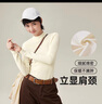 蕉下（beneunder）搖粒絨雙開(kāi)拉鏈上衣女修身彈力長(cháng)袖親膚內搭打底衫PM007 曬單實(shí)拍圖