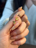 老鳳祥足金蝴蝶耳釘耳環(huán)女款新年情人節(jié)生日禮物送女友老婆七夕節(jié) 足金雙層蝴蝶耳釘+玫瑰禮盒 金重約1.2g 曬單實(shí)拍圖