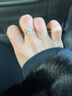 DR.KUD色莫桑鉆戒1克拉銀情侶六爪結(jié)婚求婚戒指生日禮物送女友 1克拉D色莫桑閉口（備注碼數(shù)） 曬單實(shí)拍圖