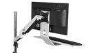 悠視 YS-GM212KB液晶顯示器支架站立式辦公工業(yè)設(shè)備電腦掛架鍵盤鼠標(biāo)通用旋轉(zhuǎn) 壁掛式-工程托盤 老款 曬單實(shí)拍圖