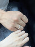 COISEE.LY與光同塵情侶款銀戒指小眾設(shè)計(jì)一對男女款對戒紀(jì)念日禮物女友 情侶對戒 開口可調(diào)節(jié) 曬單實(shí)拍圖