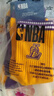 NBA襪子男中筒休閑運動(dòng)籃球襪球迷棉襪吸汗透氣球隊款高幫跑步襪湖人隊 2雙39-44碼 曬單實(shí)拍圖
