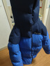 特步兒童童裝小暖爐羽絨服防潑水防污保暖新年羽絨服 皇家藍 160cm 曬單實拍圖