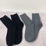 temooues體慕羊絨襪子男款秋冬保暖中筒襪加絨加厚羊毛襪冬天男士超厚睡眠長(cháng)襪 卡其+咖啡+黑色+深灰+中灰 (超厚羊絨襪/保暖不臃腫) 曬單實(shí)拍圖