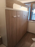 家泡泡 衣帽間上下床現代高低床省空間小戶(hù)型兒童床儲物上床下柜衣柜 折疊門(mén)衣柜床+側梯柜 1200mm*2000mm 曬單實(shí)拍圖