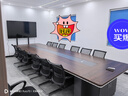 栗棠辦公家具會議桌大型會議桌長桌簡約現(xiàn)代會議室接待長條洽談桌組合 楷模橡木色 4.0*1.5米會議桌+14把椅子 曬單實拍圖