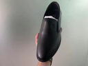 澳洲名袋鼠AUSFAMDS品牌皮鞋男夏季真皮頭層牛皮男鞋軟皮軟底防滑簡(jiǎn)約一腳蹬爸爸鞋 黑色四季款 42 曬單實(shí)拍圖