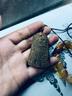 九刀匠天然越南芽莊白奇楠吊墜手工雕刻瑞獸牌子沉水沉香掛件高端把玩件 約59*37*9mm*14g 曬單實(shí)拍圖