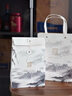 濟奕堂散茶葉包裝盒空盒復古風(fēng)普洱白茶包裝禮盒禮品袋子通用茶葉手提袋 【世外桃源】手提袋+盒子+內袋 曬單實(shí)拍圖