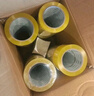得力(deli)高品質(zhì)透明黃封箱膠帶打包 60mm*100y*48μm  24卷整箱裝 封箱器 辦公用品 JD420 曬單實(shí)拍圖