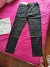 品匯菲大碼女裝牛仔褲春秋季微胖mm加肥顯瘦彈力高腰肥人外穿胖子休閑褲 黑色 5XL (建議170-190斤) 曬單實(shí)拍圖