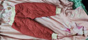 寶寶衣服6-12個月秋冬分體兒童秋冬新款棉服套裝男女寶寶棉衣棉褲休閑套裝家居戶外兩件套02 磚紅色 磚紅色-有領(lǐng) 100 建議85-95可開檔 曬單實(shí)拍圖