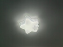 瑤影全光譜護(hù)眼臥室LED吸頂燈現(xiàn)代簡(jiǎn)約創(chuàng)意五角星男女孩兒童房間燈具 YH259白色54cm+48W 三色光 曬單實(shí)拍圖