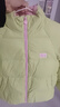 笛莎童裝女童羽絨服秋冬季新款時(shí)尚撞色保暖厚羽絨服 茶綠 150 曬單實(shí)拍圖