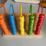 舜江 5檔計數器小學(xué)生二一年級數學(xué)教具加減法數學(xué)計算架兒童 五檔木質(zhì)計數架 曬單實(shí)拍圖