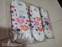 寓美繁花女船襪精梳棉短口船形棉襪3143春夏秋薄運動(dòng)休閑提花透氣襪子 奶白 3雙 均碼 腳長(cháng)22-24cm 曬單實(shí)拍圖