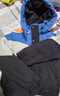 雪中飛【一衣三穿】兒童羽絨服三合一男童沖鋒衣女童拼接外套冬季加厚 藍色 170 曬單實拍圖