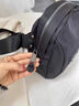 睿昂女包斜挎包小包包單肩包背包牛津布帆布女士韓版百搭尼龍貝殼包 黑色 曬單實(shí)拍圖