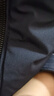杉杉（FIRS）鵝絨立領(lǐng)羽絨服男馬甲冬季新款保暖彈力加厚干部外套727 深藍 L (175) 曬單實(shí)拍圖