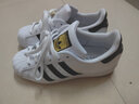 阿迪達(dá)斯 （adidas）三葉草男鞋女鞋秋季新款情侶金標(biāo)貝殼頭運(yùn)動(dòng)時(shí)尚潮流休閑板鞋 KJ6981/貝殼頭/暗紅 36 曬單實(shí)拍圖