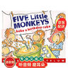 英文原版繪本 Five Little Monkeys Bake a Birthday Cake 五只小猴子 送音頻 曬單實(shí)拍圖
