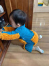 迪士尼（Disney）拖把俠嬰兒爬行服寶寶拖地爬爬服褲連體衣春秋冬夏季防臟罩擦地板 藍(lán)色包手包腳 春秋 90cm 90碼(身高75-83厘米，19-2 曬單實(shí)拍圖