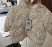 巴拉巴拉童裝嬰兒羽絨服寶寶外套冬裝造型時(shí)尚撞色可愛(ài)萌趣保暖 白紅色調00316-白鴨絨 80 （充絨量57g） 曬單實(shí)拍圖