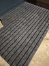 京東京造條紋拉絨入戶(hù)墊 家用可裁剪除塵防滑吸水地墊進(jìn)戶(hù)門(mén) 灰色60*90cm 曬單實(shí)拍圖