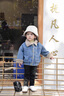 G.DUCKKIDS小黃鴨童裝女童外套秋冬一歲女寶寶衣服兒童牛仔外套加絨加厚上衣 圖片色 140 （建議身高130cm 10-11歲cm 曬單實拍圖
