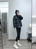 361°冬季棉服男士休閑立領(lǐng)棉襖外套男女同款面包服百搭加厚保暖棉衣 超級(jí)黑 XL 曬單實(shí)拍圖
