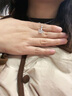 老鳳祥銀項鏈女純銀星星吊墜百搭小眾掛墜新款情人節(jié)生日禮物送老婆女友 純銀星星項鏈*銀白色 曬單實拍圖