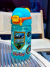 NUBY（努比）新品閃亮輕巧大容量運(yùn)動(dòng)水杯防漏便攜兒童吸管杯 貼紙印花 415ml 曬單實(shí)拍圖