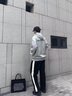 POUM休閑褲男春夏季寬松側(cè)邊條紋直筒闊腿褲子港風(fēng)高街痞帥衛(wèi)運(yùn)動(dòng)長褲 SPH-K13黑色【常規(guī)】 XL 曬單實(shí)拍圖